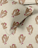 Blossom (Ochre) The Elegance Collection Cotton King Size Bedsheet