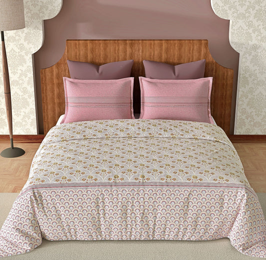 Rosewood (Pink) The Imperial Collection Cotton King Size Bedsheet