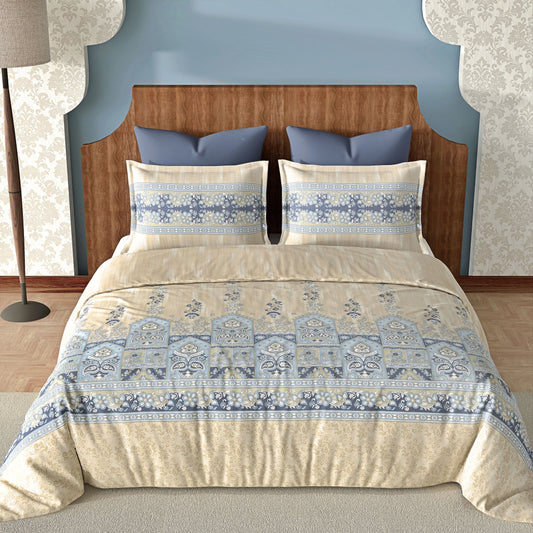 Tapestry (Blue) The Imperial Collection Cotton King Size Bedsheet