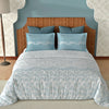 Grace (Blue) The Imperial Collection Cotton King Size Bedsheet