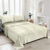 Marble (Lemon) The Elegance Collection - Cotton King Size Bedsheet