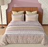 Strata (Pink) The Imperial Collection Cotton King Size Bedsheet