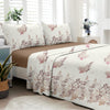 Petal & Twig (Maroon & Peach) The Elegance Collection Cotton King Size Bedsheet