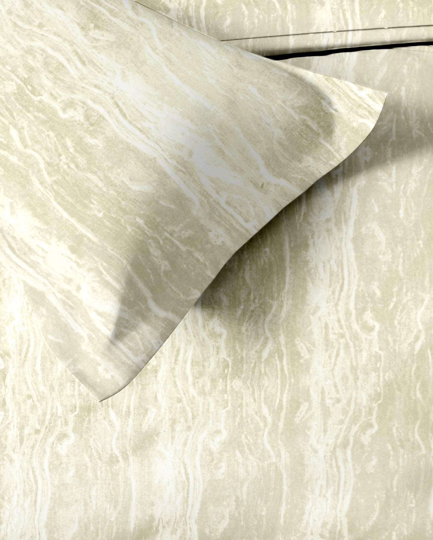 Marble (Lemon) The Elegance Collection - Cotton King Size Bedsheet