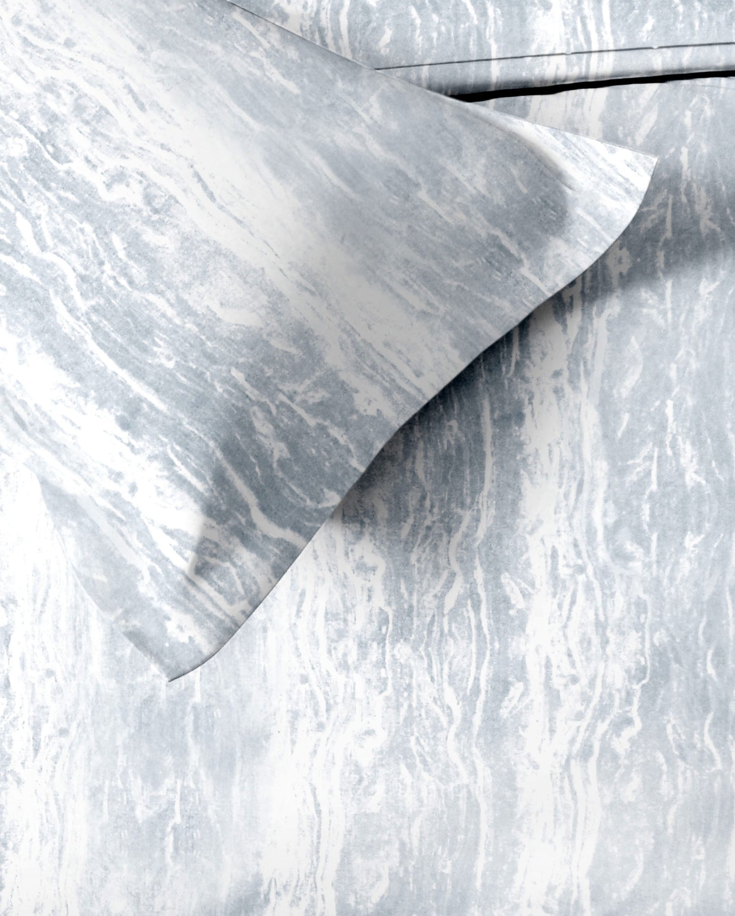 Marble (Blue) The Elegance Collection - Cotton King Size Bedsheet