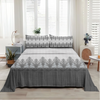 Legacy (Grey) The Royal Lux Collection Cotton King Size Bedsheet